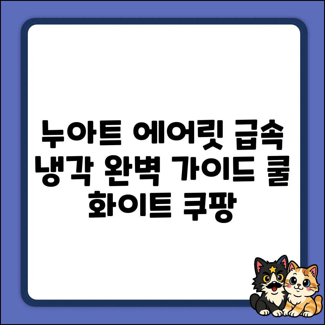 누아트 에어릿 프로 쿨 화이트: 급속 냉각 완벽 가이드