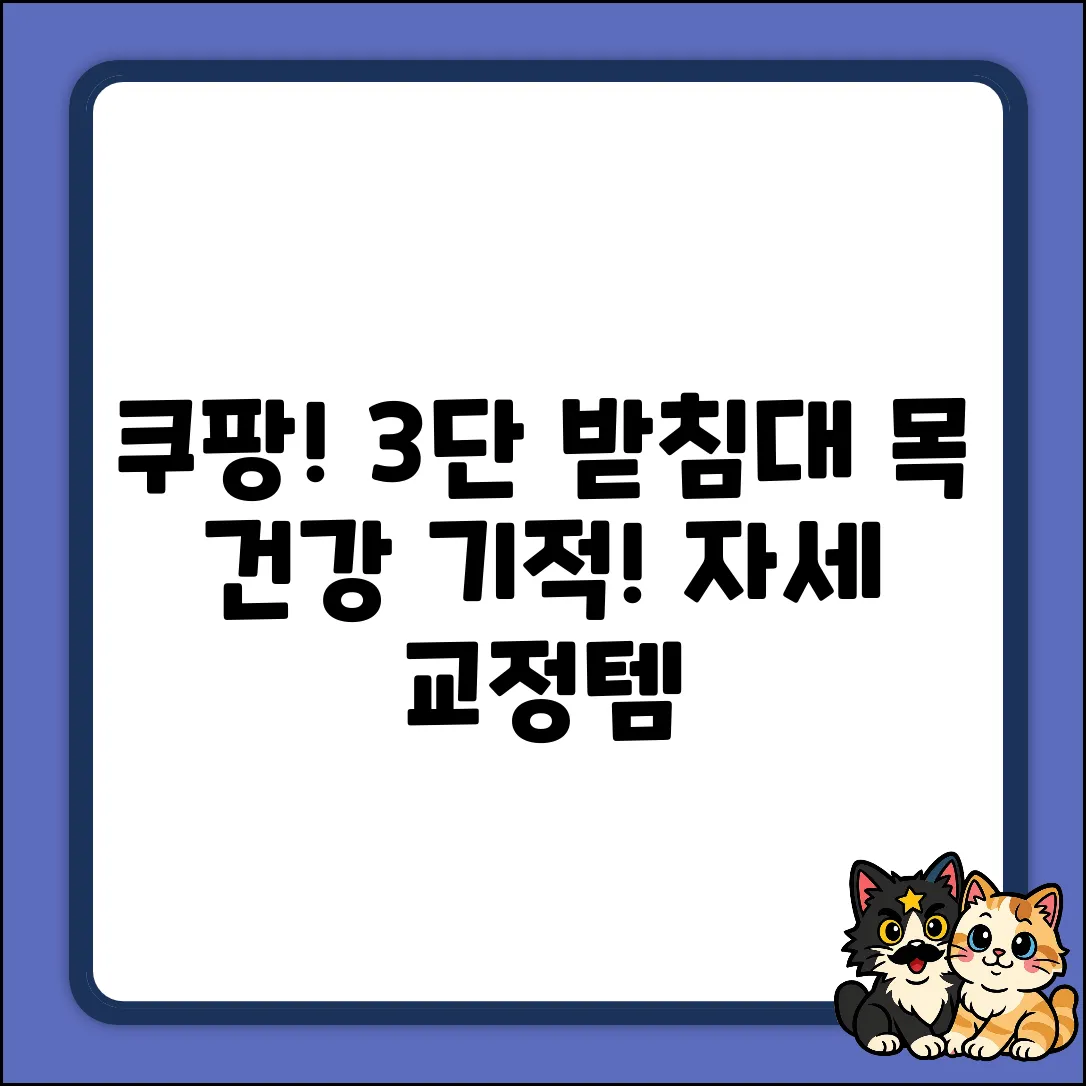 홈플래닛 3단 받침대! 목 건강 놀라운 변화