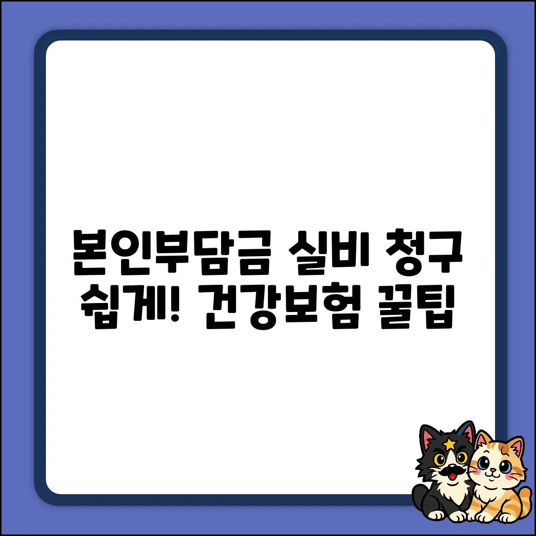 쉽게 알아보는 건강보험 본인부담상한제 실비청구!
