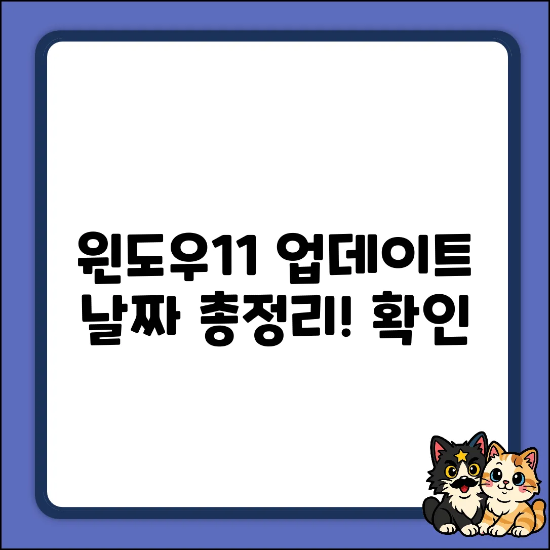 윈도우11 업데이트 배포일 완벽 가이드