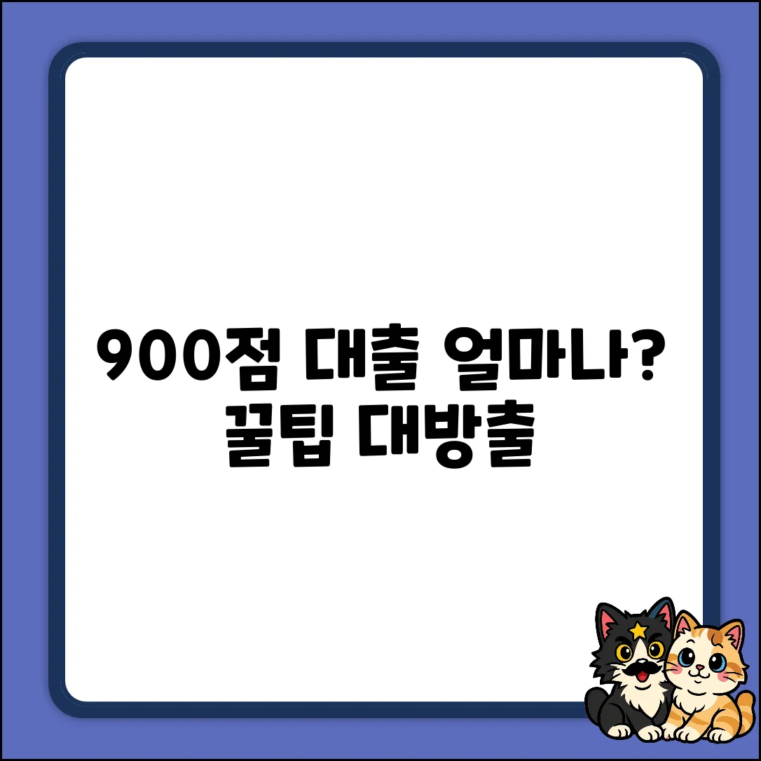 신용점수 900점, 대출에 얼마나 유리할까?